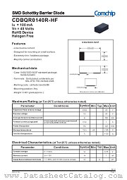 CDBQR0140R-HF datasheet pdf Comchip Technology