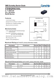 CDBQR0230L datasheet pdf Comchip Technology