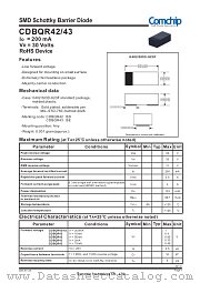 CDBQR43 datasheet pdf Comchip Technology