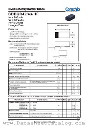 CDBQR42-HF datasheet pdf Comchip Technology