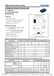 CDBU0320 datasheet pdf Comchip Technology