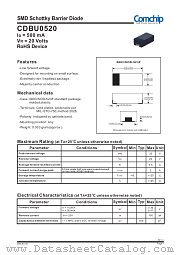 CDBU0520 datasheet pdf Comchip Technology