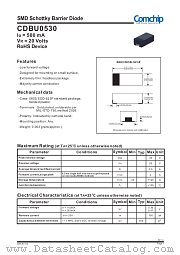 CDBU0530 datasheet pdf Comchip Technology