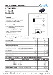 CDBU43 datasheet pdf Comchip Technology
