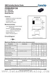 CDBUR0130 datasheet pdf Comchip Technology