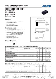 CDBUR0130-HF datasheet pdf Comchip Technology