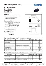 CDBUR0240 datasheet pdf Comchip Technology