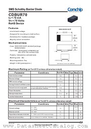 CDBUR70 datasheet pdf Comchip Technology