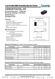 CDBURT0230L-HF datasheet pdf Comchip Technology