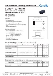 CDBURT0230R-HF datasheet pdf Comchip Technology