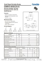 CDBV3-40-G datasheet pdf Comchip Technology
