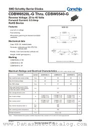 CDBW0530-G datasheet pdf Comchip Technology