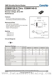 CDBW130-G datasheet pdf Comchip Technology