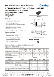 CDBW120R-HF datasheet pdf Comchip Technology
