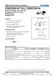 CDBZ2240-HF datasheet pdf Comchip Technology