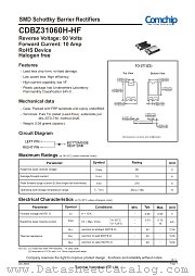 CDBZ31060H-HF datasheet pdf Comchip Technology