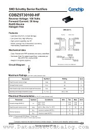 CDBZ5T30100-HF datasheet pdf Comchip Technology