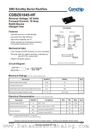 CDBZ61045-HF datasheet pdf Comchip Technology