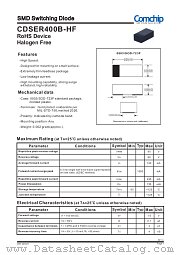 CDSER400B-HF datasheet pdf Comchip Technology