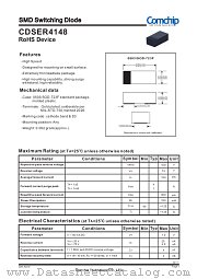 CDSER4148 datasheet pdf Comchip Technology
