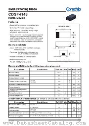 CDSF4148 datasheet pdf Comchip Technology