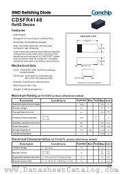 CDSFR4148 datasheet pdf Comchip Technology
