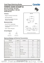 CDSH3-222N-G datasheet pdf Comchip Technology