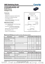 CDSQR400B-HF datasheet pdf Comchip Technology
