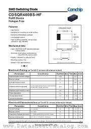 CDSQR400BS-HF datasheet pdf Comchip Technology