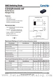 CDSQR4448S-HF datasheet pdf Comchip Technology
