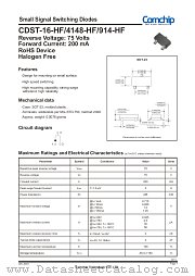 CDST-16-HF datasheet pdf Comchip Technology