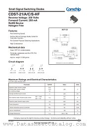 CDST-21C-HF datasheet pdf Comchip Technology