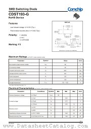 CDST193-G datasheet pdf Comchip Technology