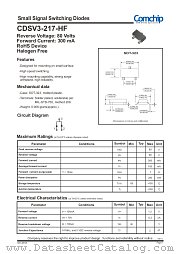 CDSV3-217-HF datasheet pdf Comchip Technology