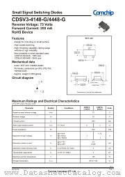 CDSV3-4448-G datasheet pdf Comchip Technology