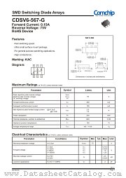 CDSV6-567-G datasheet pdf Comchip Technology