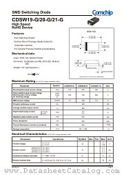 CDSW19-G datasheet pdf Comchip Technology