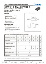 CEFA101-G datasheet pdf Comchip Technology