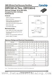 CEFC303-G datasheet pdf Comchip Technology