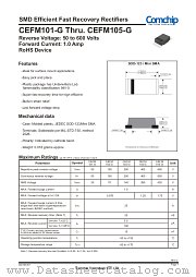 CEFM102-G datasheet pdf Comchip Technology