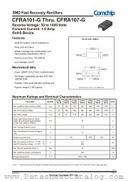 CFRA102-G datasheet pdf Comchip Technology