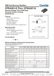 CFRA203-G datasheet pdf Comchip Technology