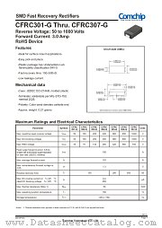 CFRC302-G datasheet pdf Comchip Technology