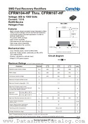 CFRM104-HF datasheet pdf Comchip Technology
