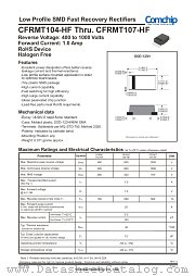CFRMT107-HF datasheet pdf Comchip Technology