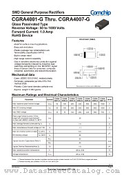 CGRA4005-G datasheet pdf Comchip Technology