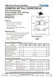 CGRBT202-HF datasheet pdf Comchip Technology