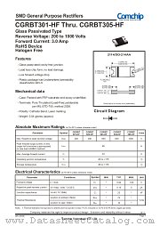 CGRBT302-HF datasheet pdf Comchip Technology