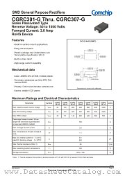 CGRC301-G datasheet pdf Comchip Technology