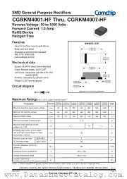 CGRKM4002-HF datasheet pdf Comchip Technology